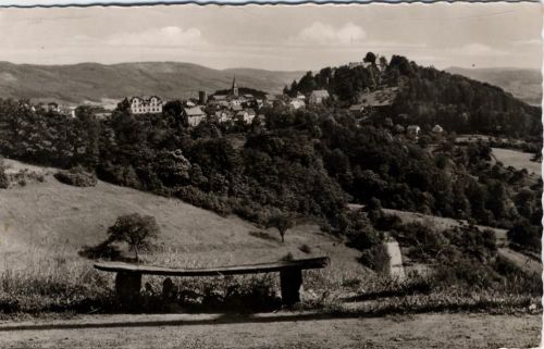 1956 Lindenfels im Odenwald, gezackter Rand,Wilhelm Gerling