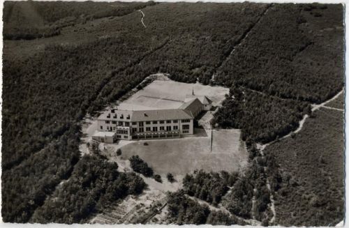1964 Bad Dürkheim, -Martin-Butzer-Haus-, Luftaufnahme,Schöning & Co AKU1
