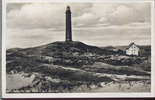 1929 Nebel: Leuchtturm,I. Wollstein