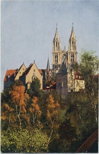 1910/20 Meißen, Albrechtsburg, und Dom vom Meisetal,Mühlbach Postkarten