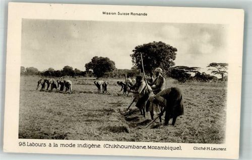 Lourenco Marques Maputo 1926 Foto AK Beruf Bauern Mission Suisse Romande