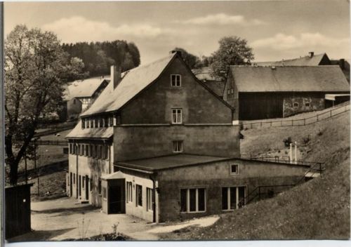um 1963/75 Neuhausen, Erzgeb., Ortsteil Dittersbach, Ferienheim Clara Zetkin,Erhard Neubert AKU2