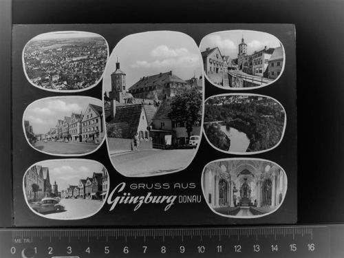 Günzburg Mehrfachbildkarte