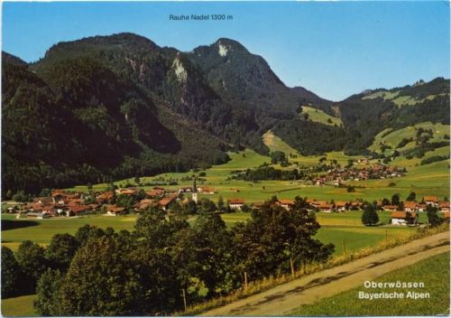 um 1970-80 Oberwössen, Bayrische Alpen AKU1