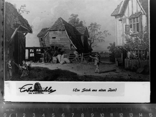 61276 W6395 Neuweilnau GLASNEGATIV alter Stich