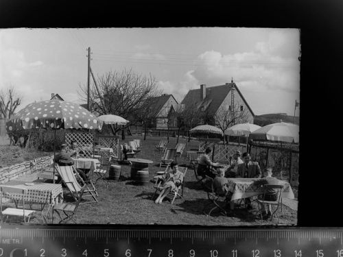 59955 W5788 Langewiese GLASNEGATIV Gasthof Knauff