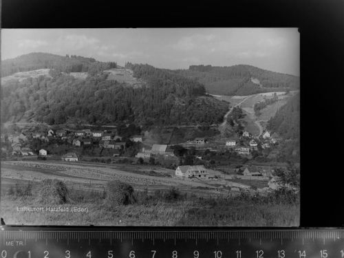 35116 W3559 Hatzfeld (Eder) GLASNEGATIV