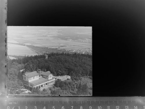 31737 W3262 Steinbergen , Wesergeb GLASNEGATIV Berghotel