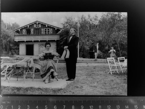 Bad Bentheim 1957 Das Wirtshaus im Spessart Freilichtbühne Gasthaus Tracht