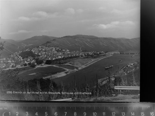 Enkirch Staustufe, Schleuse u. Kraftwerk