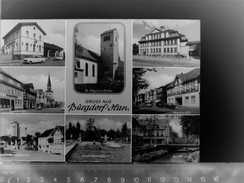 Burgdorf Mehrfachbildkarte