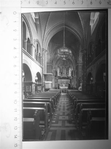 53489 W5485 Sinzig , Rhein SW-Dia (Kunststoff) KEINE AK Kirche