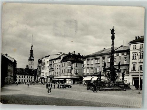 Olomouc 1959 Denkmal Säule Auto Platz der Roten Armee