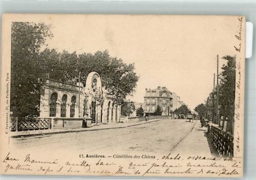 Asnieres 1903 Friedhof