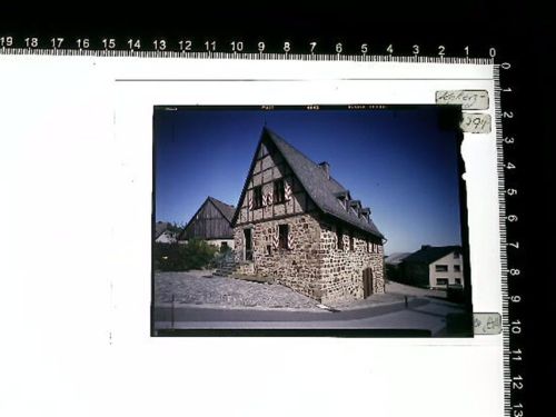 33161 W4794 Hövelhof Kunststoff-Negativ / Dia-Positiv KEINE AK Kleber auf Schutzfolie
