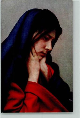 Oberammergau 1922 Maria-Darstellerin der Passionsspiele Martha Veit Fotograf Traut Uvachrom 4816