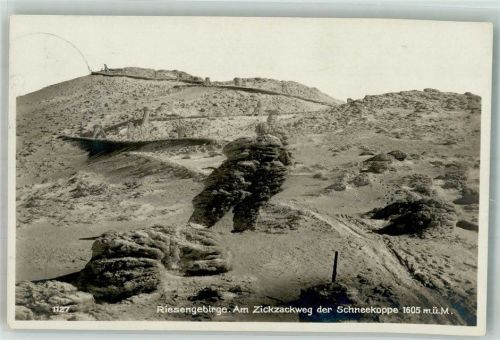 Schneekoppe 1931 Zickzackweg