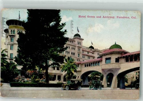 Pasadena 1916 Auto Hotel Green und Archway