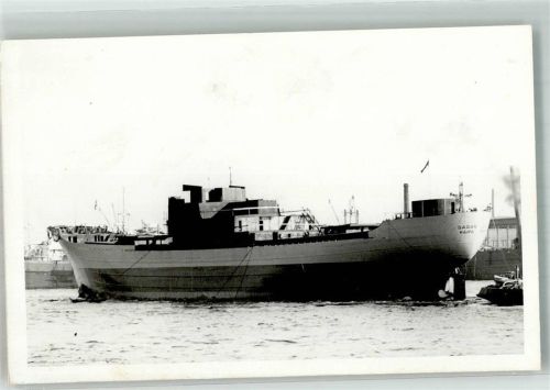W2000 Hamburg Stapellauf der MS Dagan Werft 1954 Foto AK