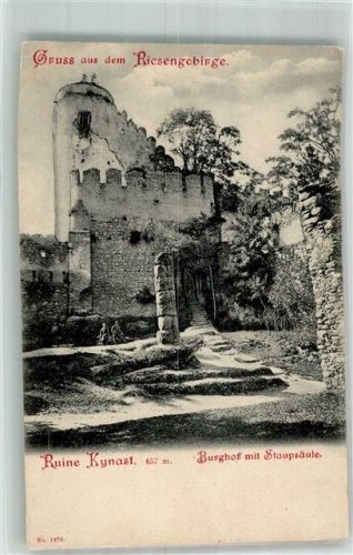 Kynast Burg Ruine mit Staupsäule