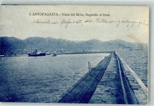 Antofagasta 1928 Hafen Vista del Molo