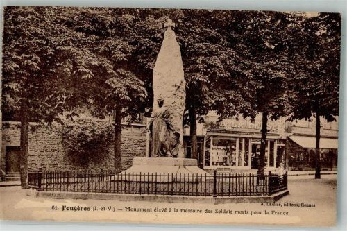 Fougeres Kriegerdenkmal