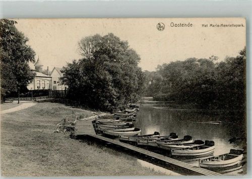 Ostende 1918 Marie Henriettenpark Feldpost WK I
