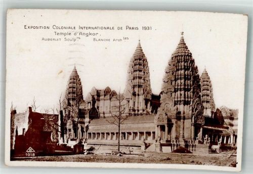 Angkor Vat Ausstellung Paris 1931 Temple d´Angkor