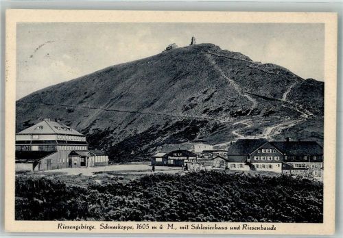 Schlesierhaus 1932 Riesengebirge Riesenbaude Schneekoppe