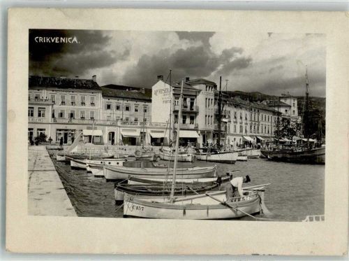 Crikvenica 1954 Hafen