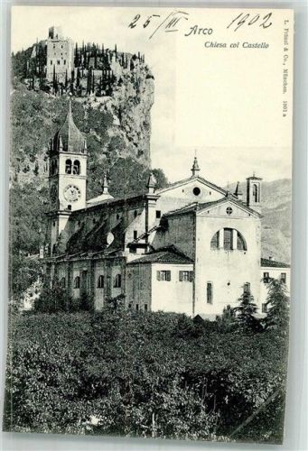Arco 1902 Burg Kirche