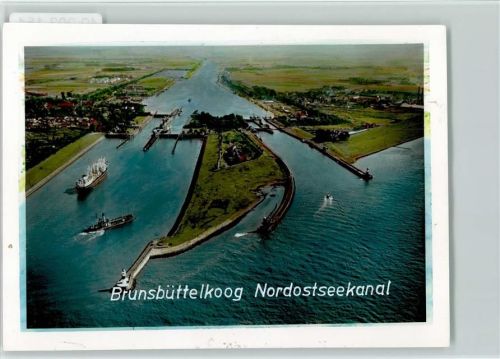 Brunsbüttelkoog Luftaufnahme Nordostseekanal