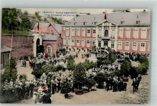 Namur 1915 Feldpost WK I Leichtkrankenabt. Malonne Inst.Saint-Berthuin