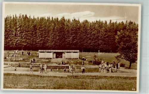 Sayda Stadtbad Schwimmbad Freibad Bademode