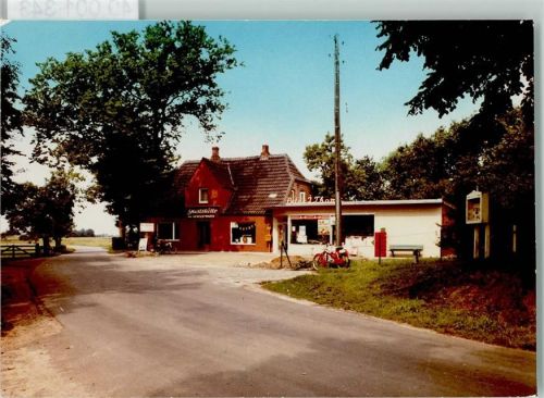 Vollerwiek Gaststätte, A&O Laden, Briefkasten, Moped