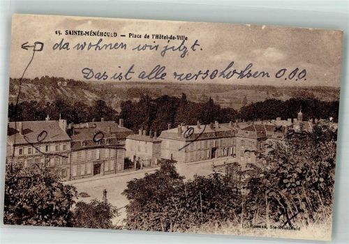 Sainte-Menehould Rathaus- Platz
