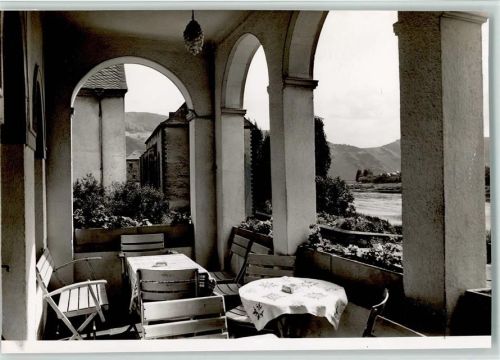 Piesport Gasthaus Goldtröpfchen Terrasse