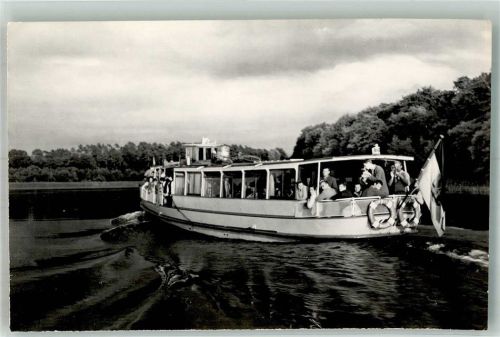 Waren Binnenschiff auf dem Kölpinsee PGH Rotophot 1415