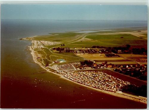 Dangast Luftaufnahme Kurhaus-Campingplatz Schwimmbad