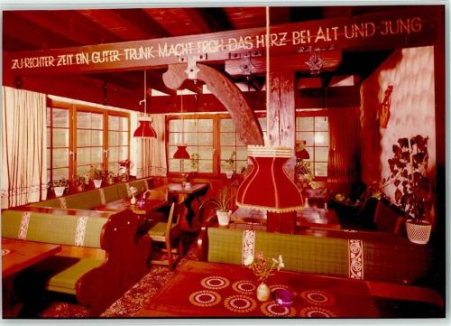 79853 W7825 Kappel , Hochschwarzw FOTO KEINE AK Restaurant Quellenhof Innenaufnahme Niedereschach