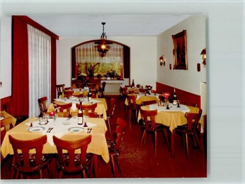 Schwarzbach Gasthaus Pension Waldesruh Innenaufnahme Gastraum