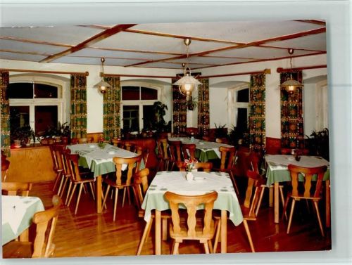 Martinszell Gasthaus Adler Innenaufnahme Gastraum