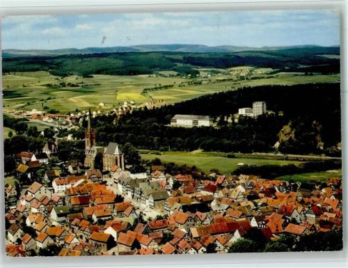 Frankenberg Luftaufnahme Teilansicht
