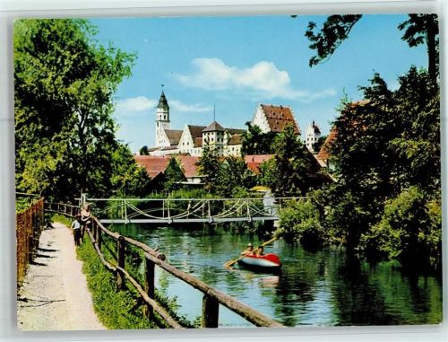 Babenhausen Teilansicht Ruderboot