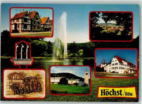 64739 W6128 Höchst i Odw - Hotel Lust Wegweiser Nonnenweg