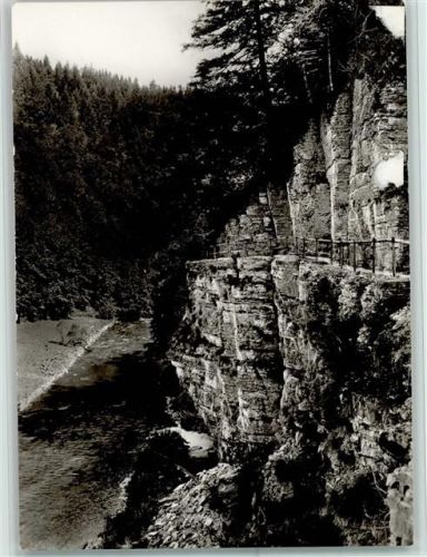 79879 W7821 Wutach - Wutachschlucht mit Felsengalerie