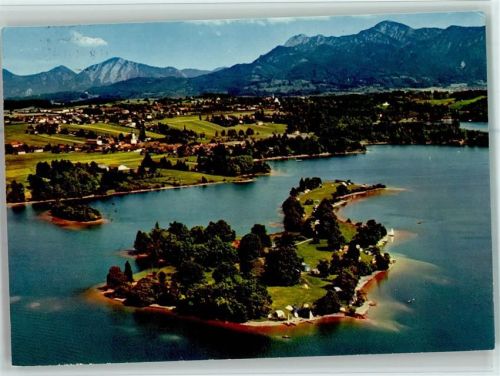 Seehausen Luftaufnahme Ortsansicht mit Insel Buchau