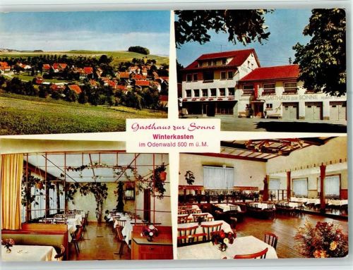 Winterkasten Gasthaus Zur Sonne Innenaufnahmen 4-Bildaufnahme