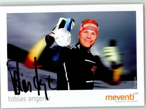 Tobias Angerer Autogramm Biathlet