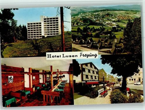 Freyung Hotel Lusen Innenaufnahme Ortsansichten 4-Bildaufnahme